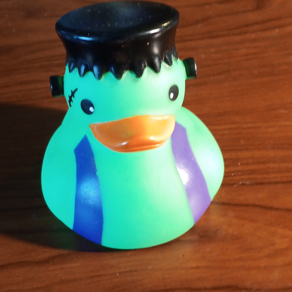186. FRANKENSTEIN RUBBER DUCKY